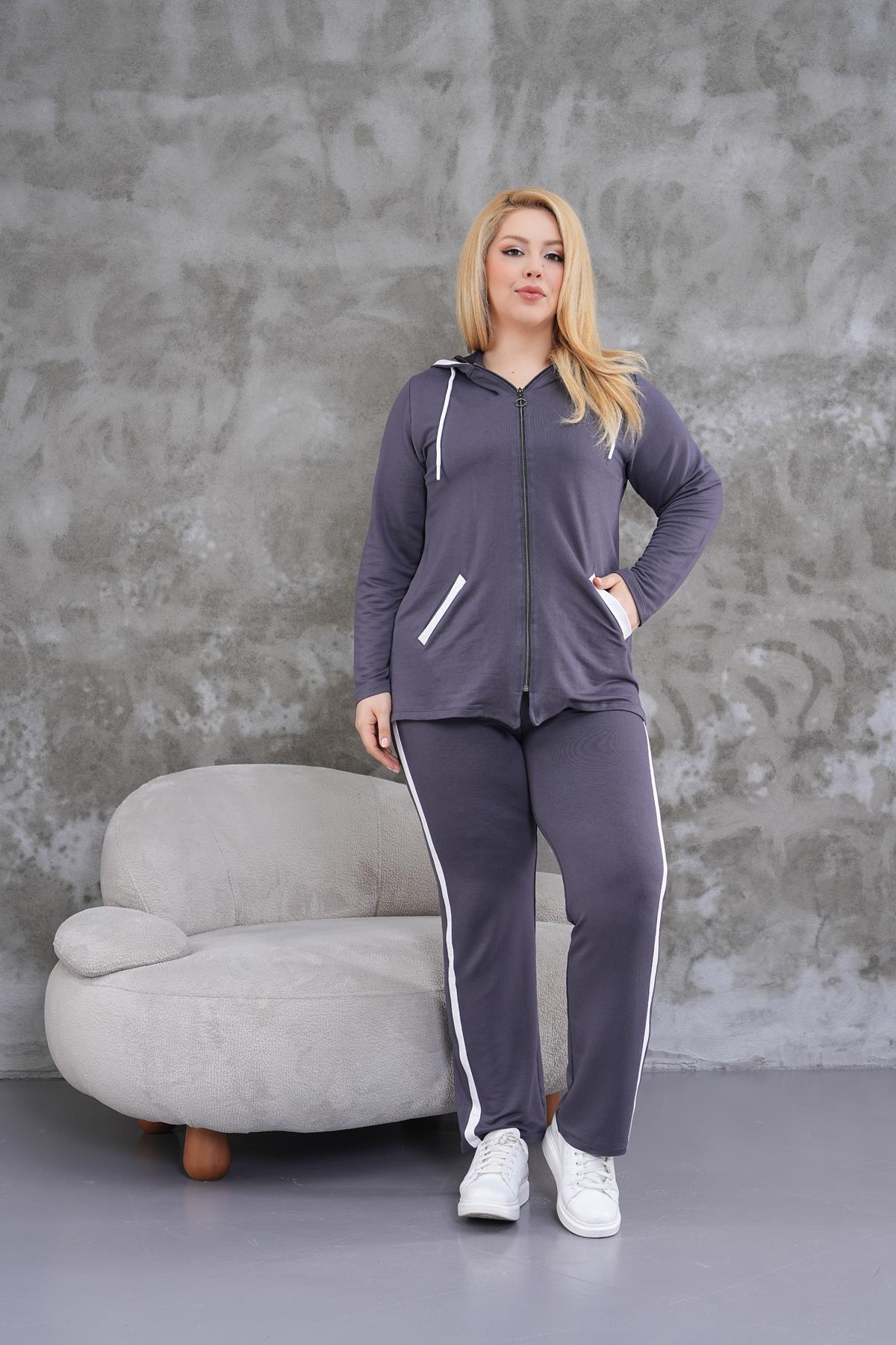 Ensemble Grande Taille – Capuche & Bandes Latérales